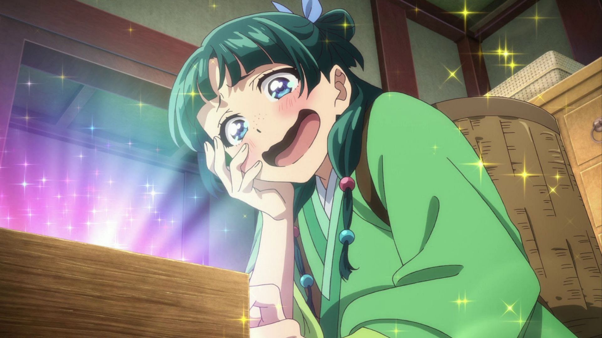 Maomao as seen in The Apothecary Diaries anime (Image via OLM, TOHO Animation Studios)